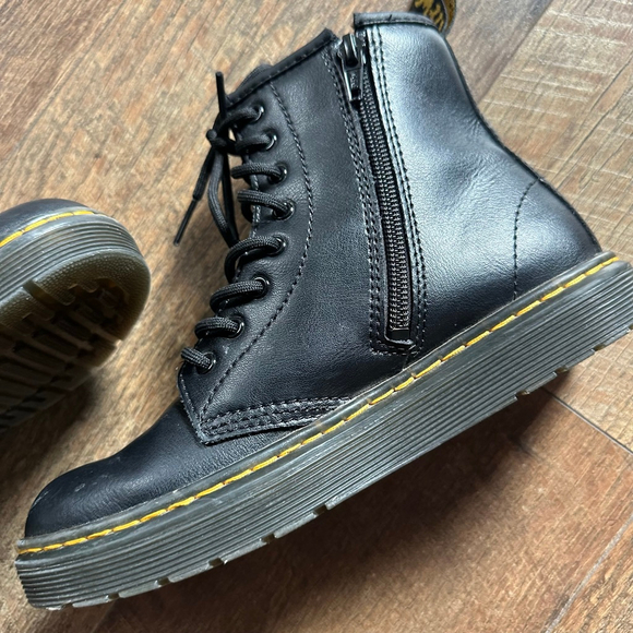 Dr. Martens 1460 Black Smooth Leather Lace Up Boots US 3 - Picture 11 of 16